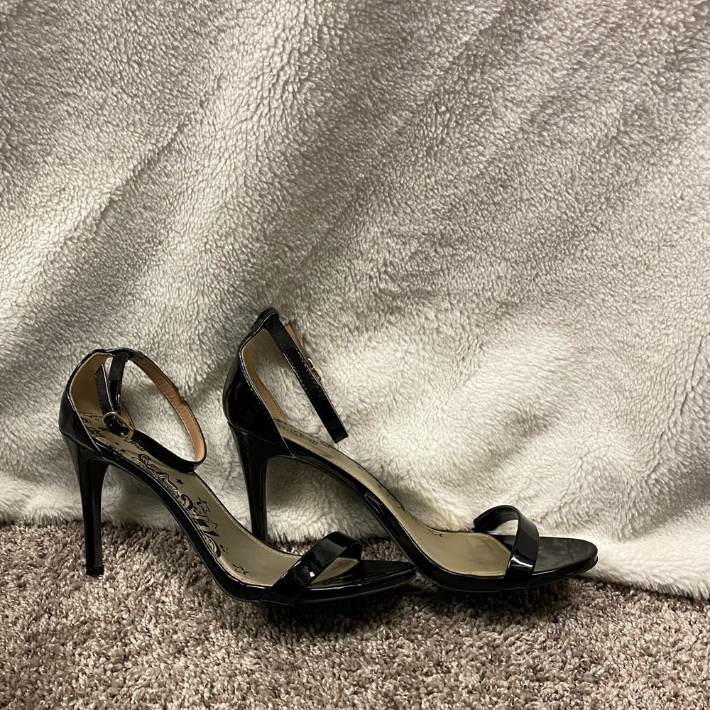 BRASH black heel sandals